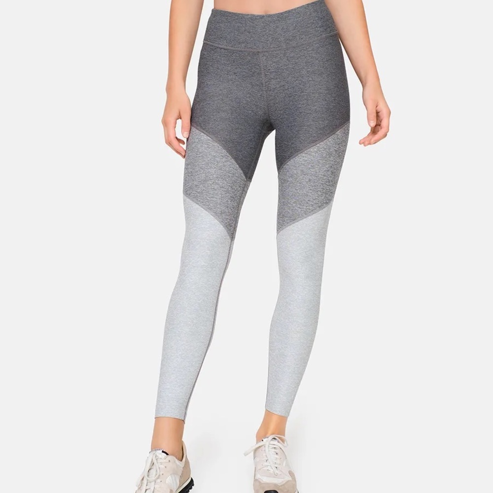Outdoor Voices Gray Gradient Leggings